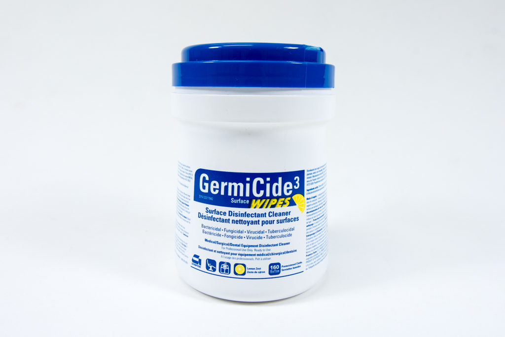 Tampon désinfectant Germicide, boîte de 160 lingettes